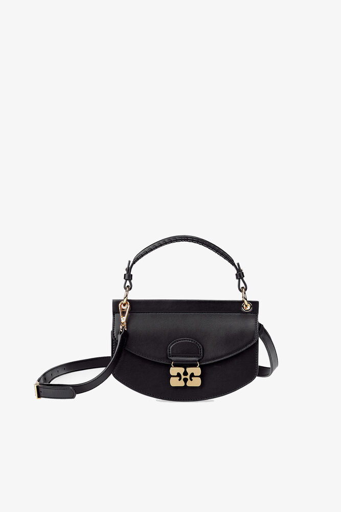 Black Mini Top Handle Apo-G Bag, Black