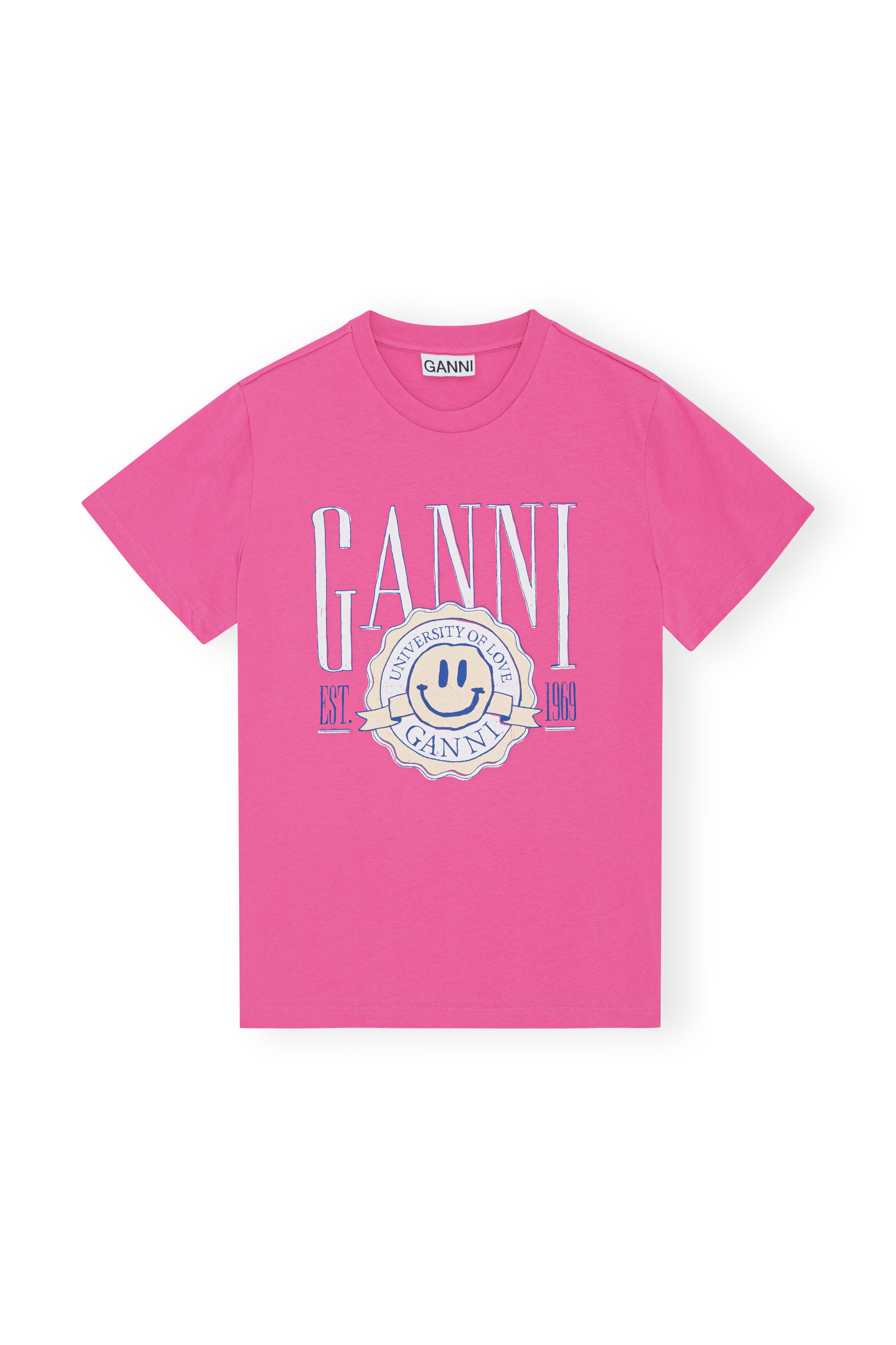 Ganni pink t shirt Clearance