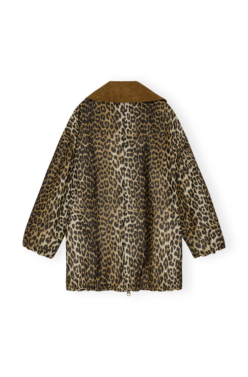 Veste GANNI x Barbour Leopard Bomber, Cotton, in colour Leopard - 2 - GANNI