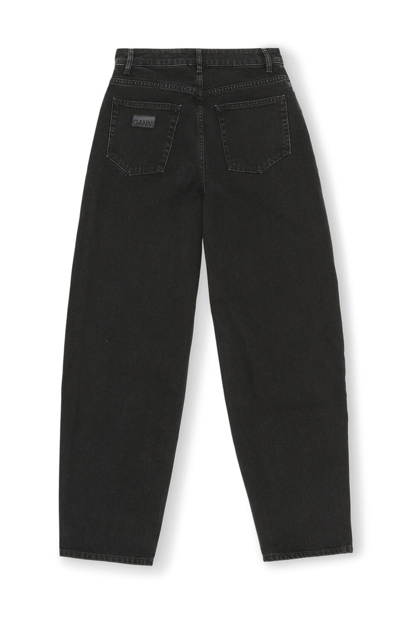 Black Rigid Denim Stary | GANNI 