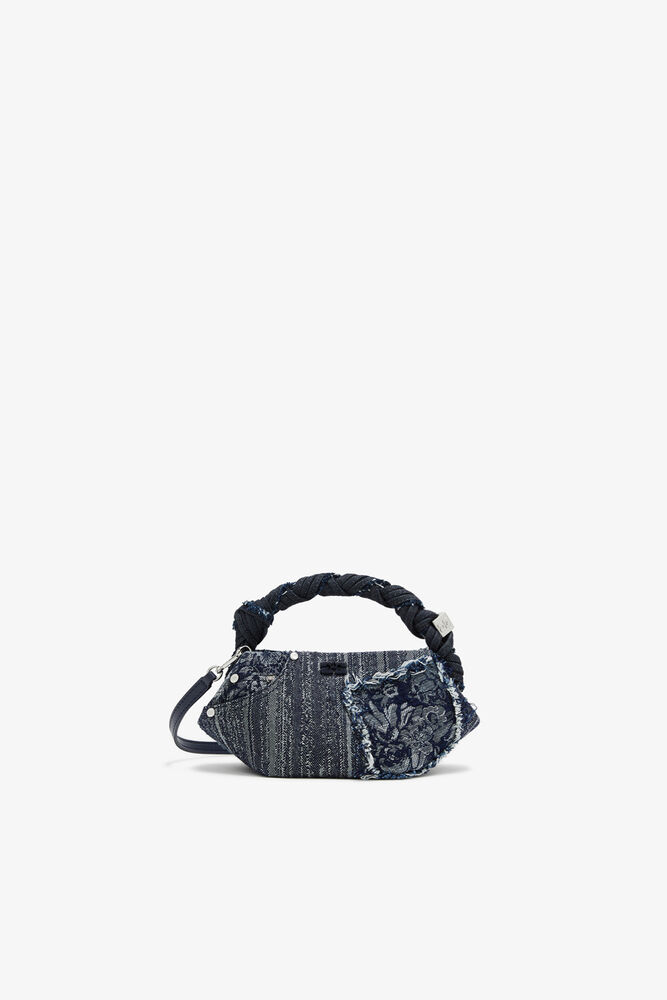 Mini Bou Bag in Denim, Rinse