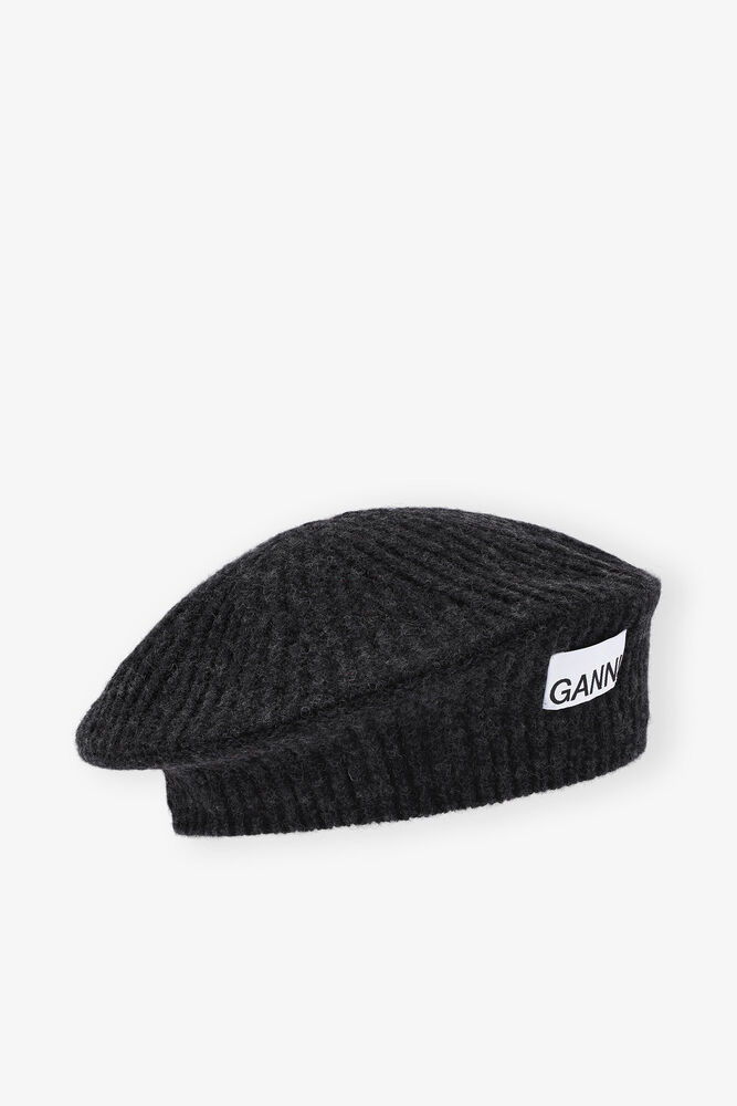 Béret Wool Rib Knit, Phantom