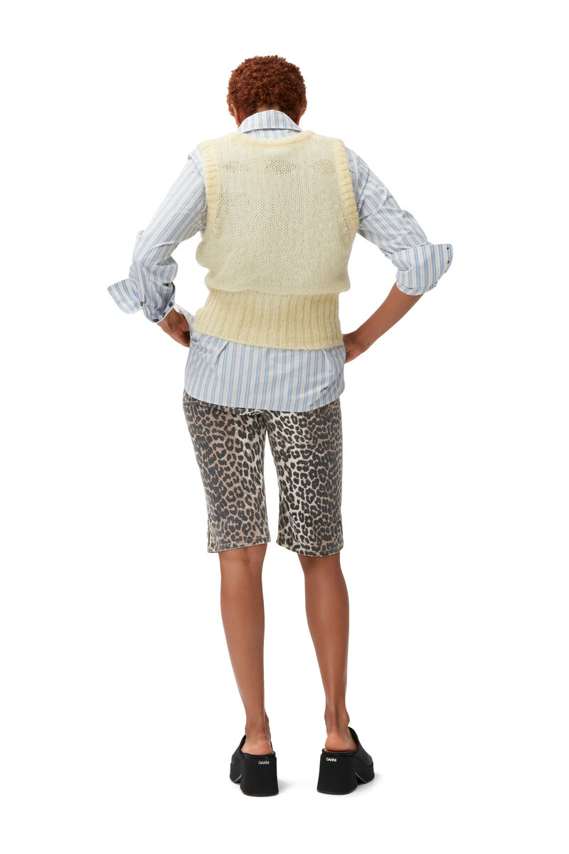 Ullvest, Merino Wool, in colour Flan - 2 - GANNI