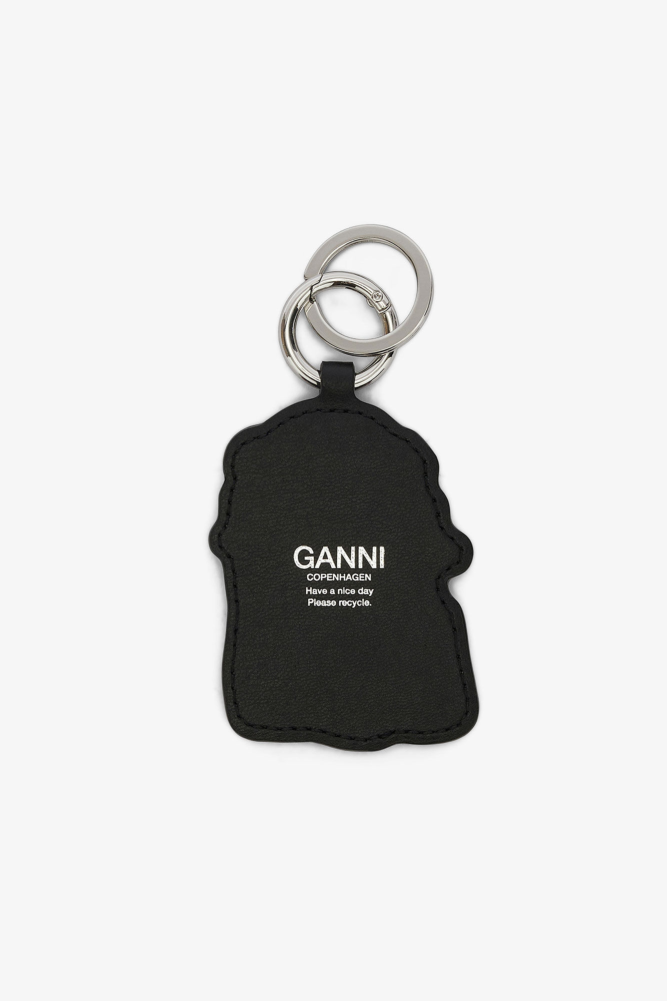 GANNI / Bow Eyelet Keyring/キーリング/--/BLK/無地/レディース Black Joy Dog Bow Keyring | GANNI US