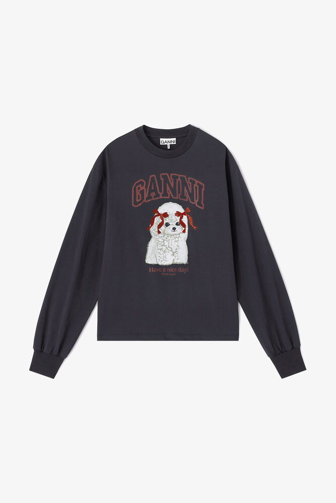 Grey Poodle Long-sleeve, Phantom