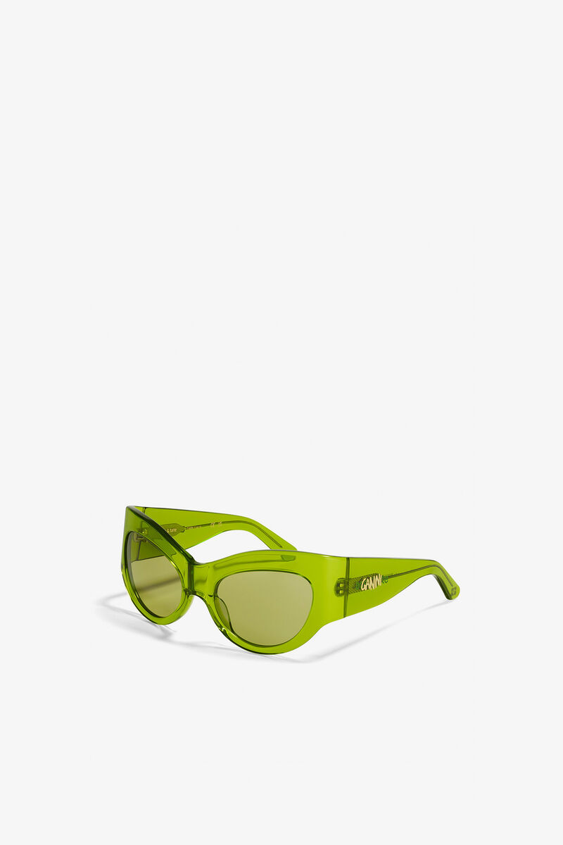 GANNI x Ace & Tate Trixie Sunglasses, Acetate, in colour Kalamata - 3 - GANNI