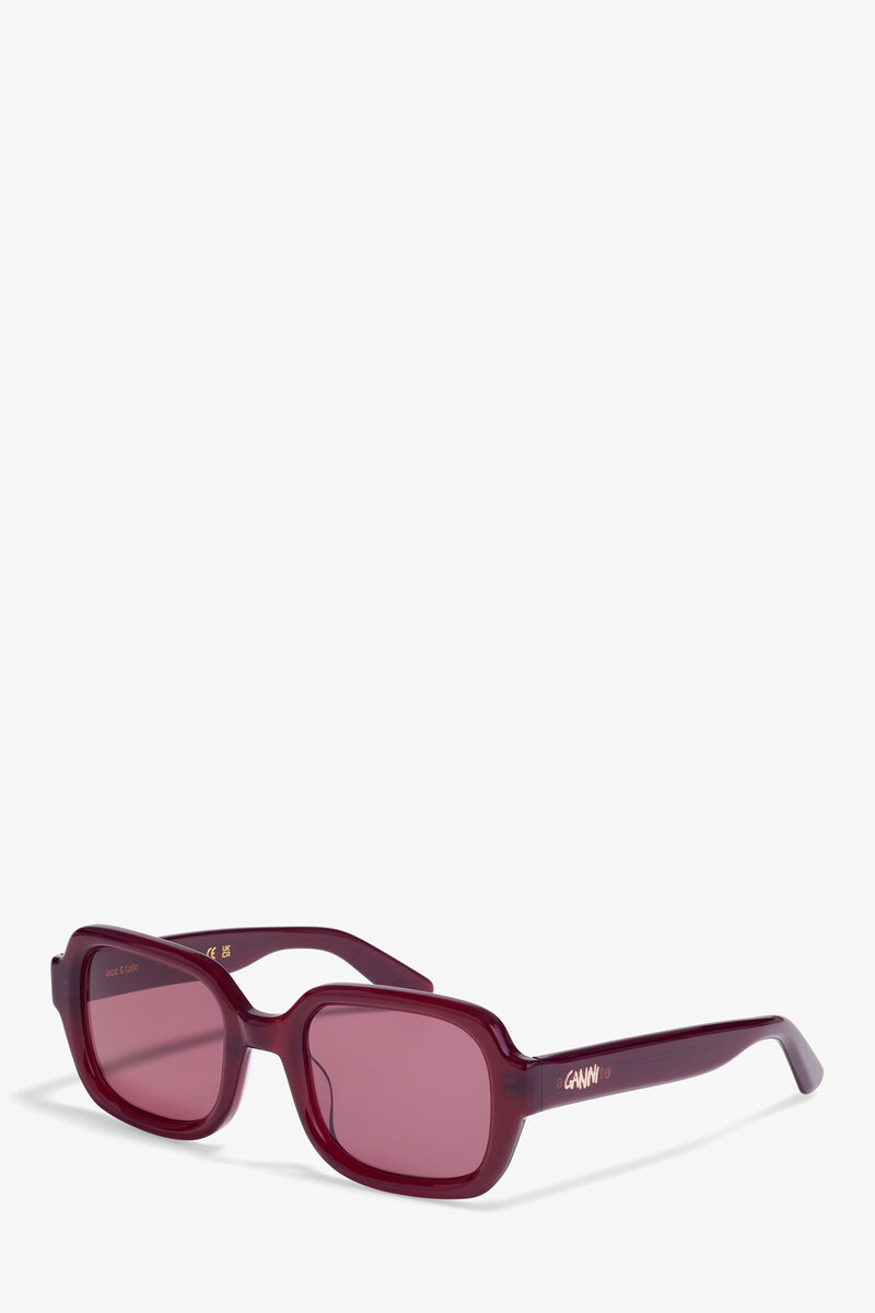 GANNI x Ace & Tate Port Royale Twiggy Sunglasses, Acetate, in colour Port Royale - 2 - GANNI