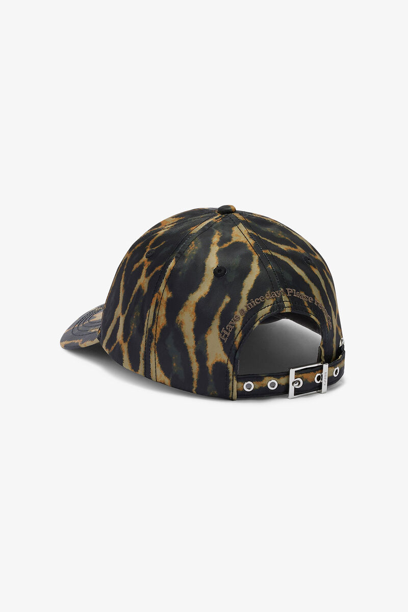 Printed Nylon Cap, in colour Boa - 2 - GANNI