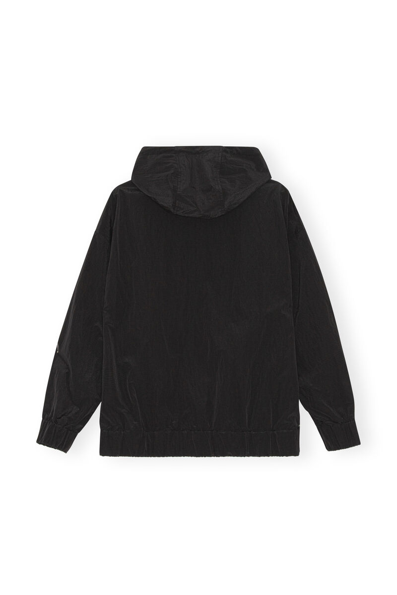 Tech Fabric Jacket, Nylon, in colour Black - 2 - GANNI