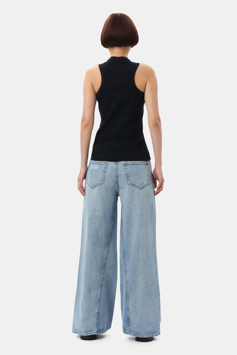 Light Blue Vintage Joezy Jeans, Cotton, in colour Light Blue Vintage - 4 - GANNI