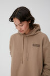 Software Isoli Oversized Hoodie, Cotton, in colour Fossil - 1 - GANNI