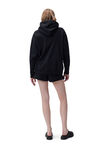 Software Isoli Software Oversized Zip Hoodie, Organic Cotton, in colour Black - 3 - GANNI