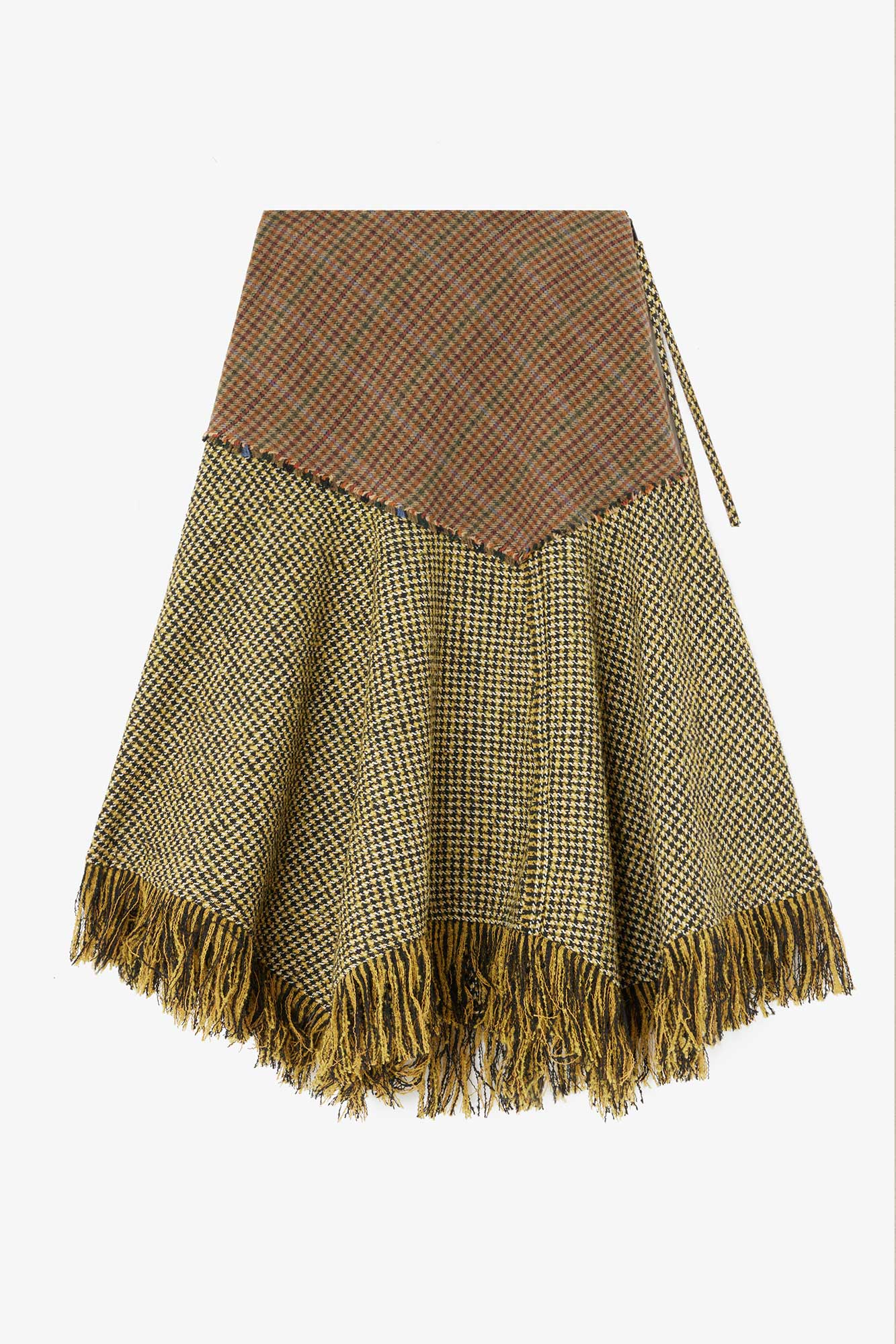 Skirt in Patchwork Check