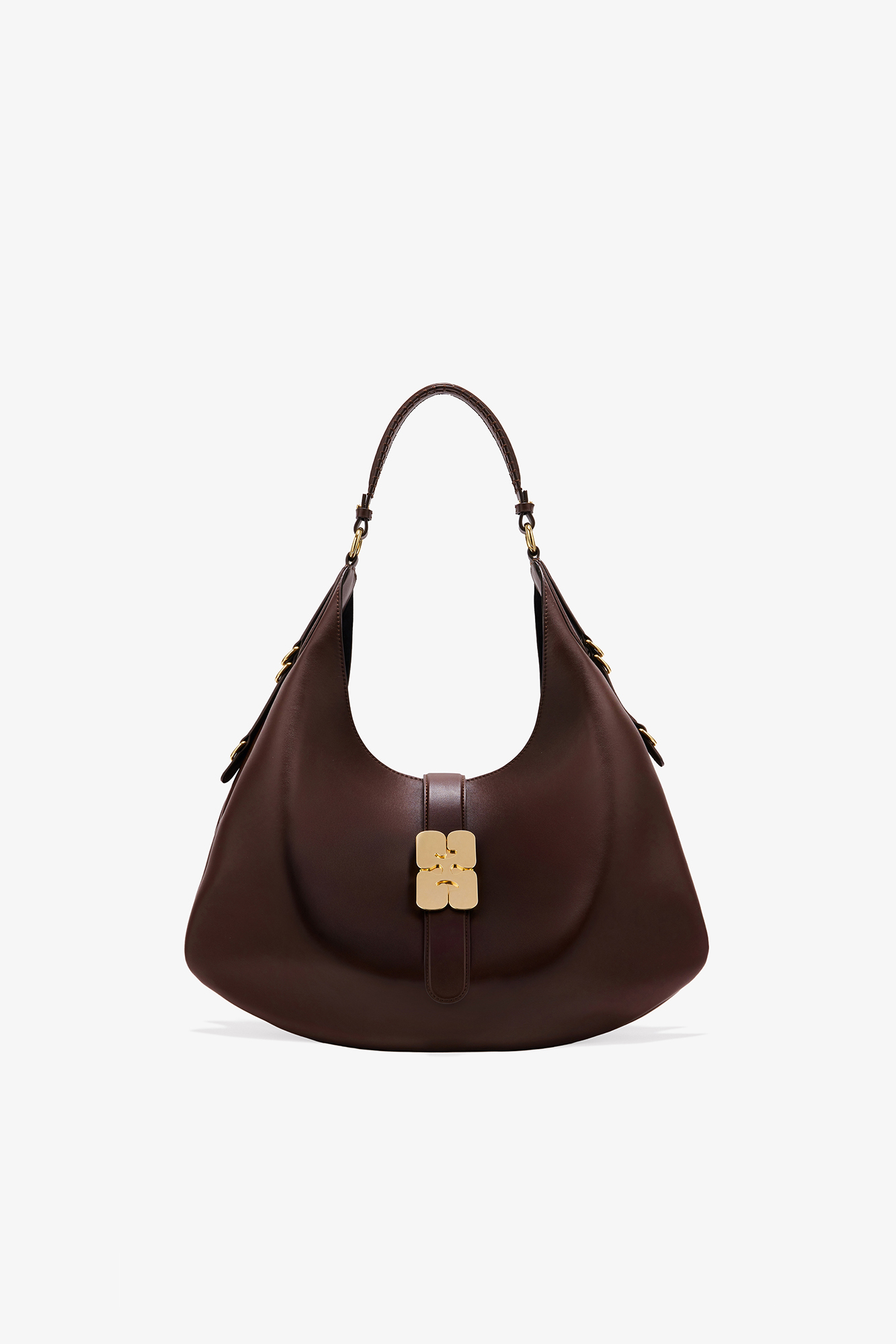 西洋アンテ−クバック Chicory Coffee Brown Large Kat Bag | GANNI (Global) CA