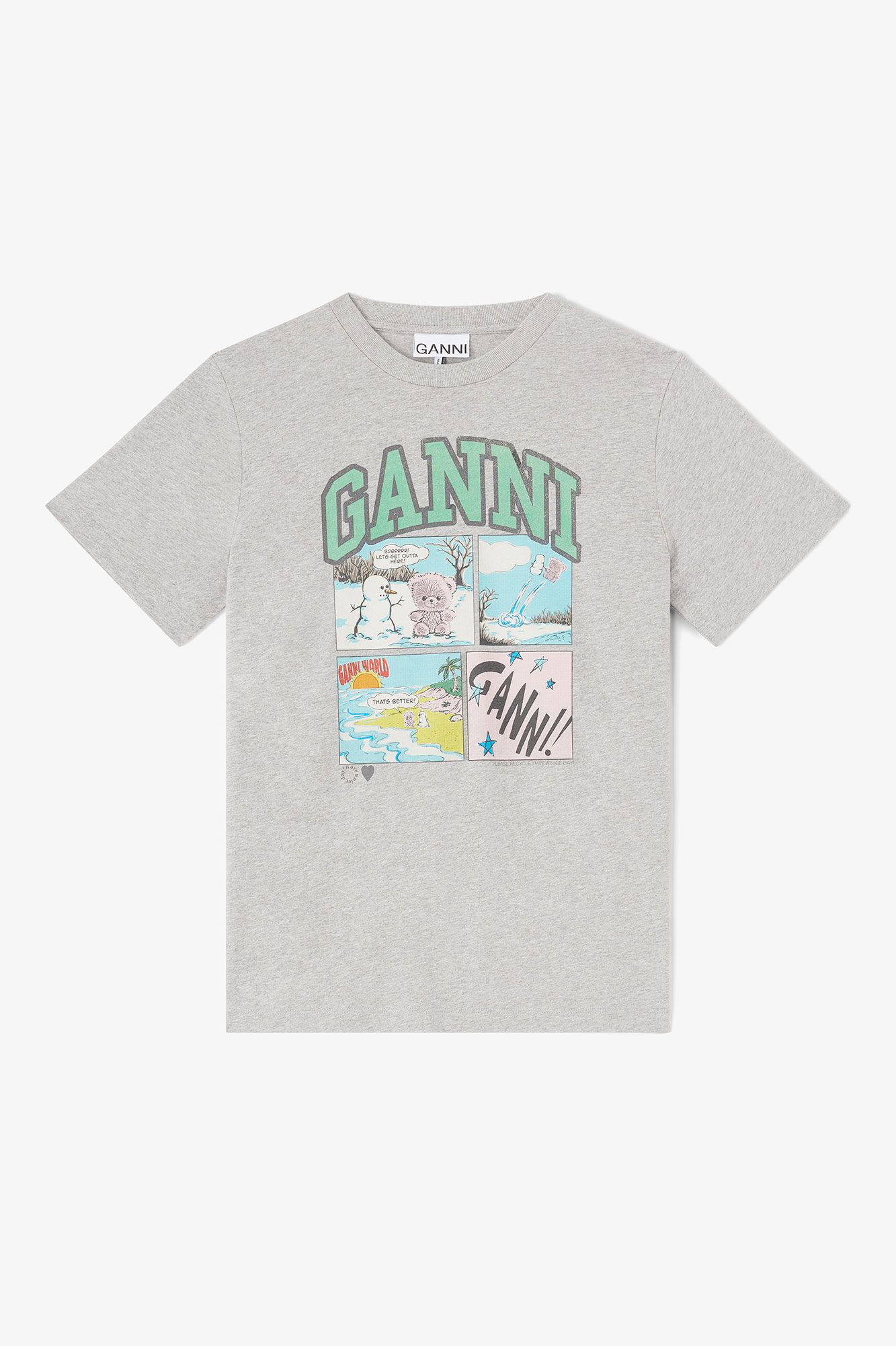 Phantom ベアコミックプリントTシャツ | GANNI (Global)