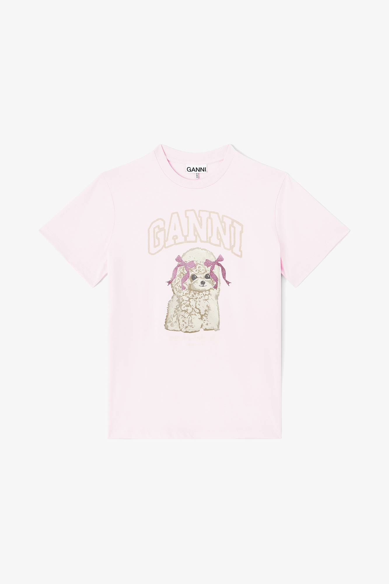 Pink Poodle T-shirt | GANNI US Pink Poodle T-shirt | GANNI US