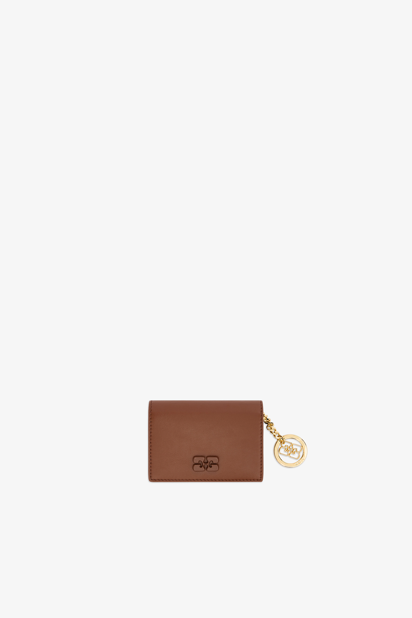 Bou Card Holder with Flap in Brown