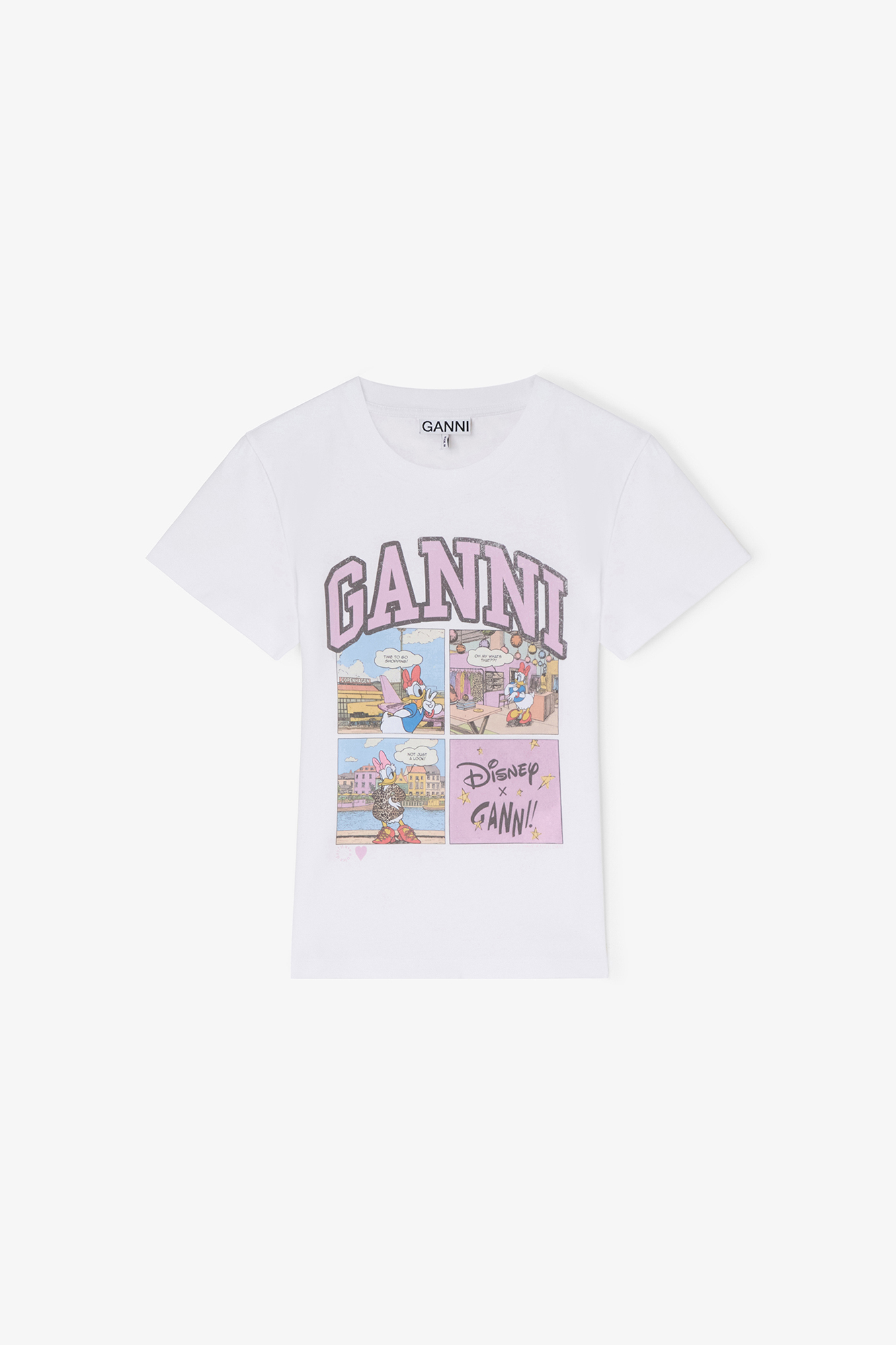 GANNI × Disney デイジーダック コラボ T シャツ 白 M A1050137_151_1.jpg