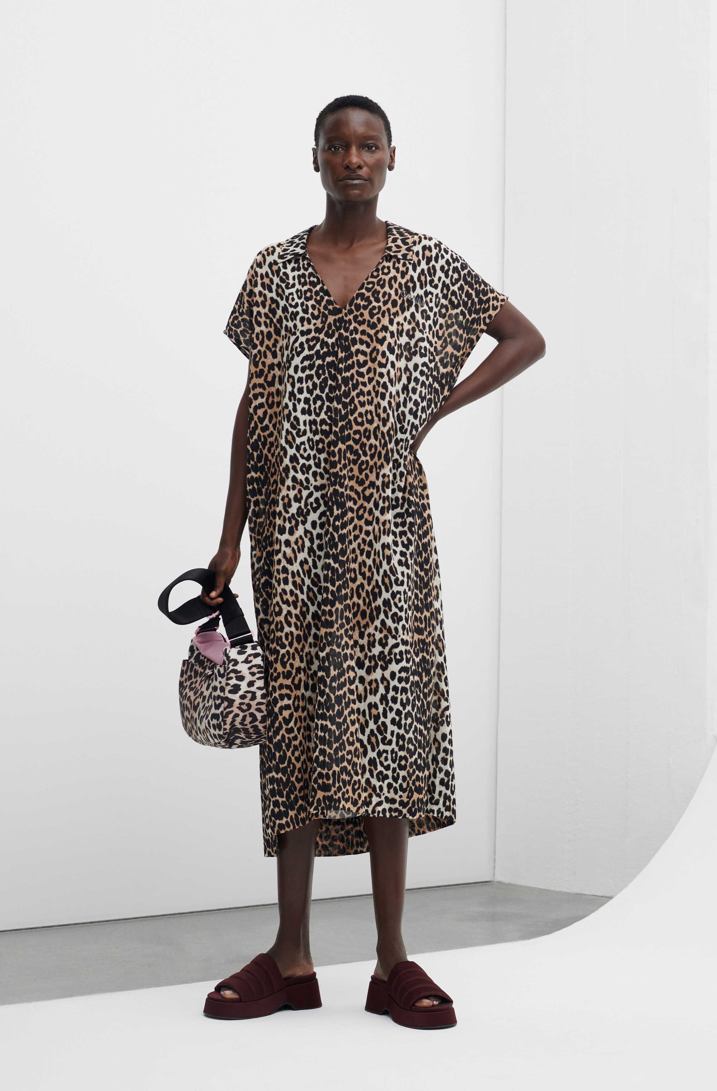 Leopard Beach Kaftan | GANNI
