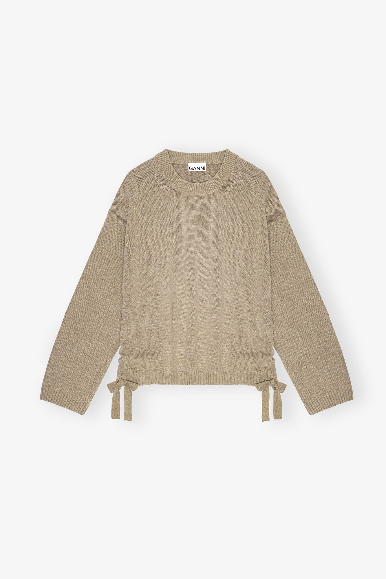 トップス GANNI Summer Lambswool Pullover XXS Summer Lambswool Pullover in Egret – SVRN