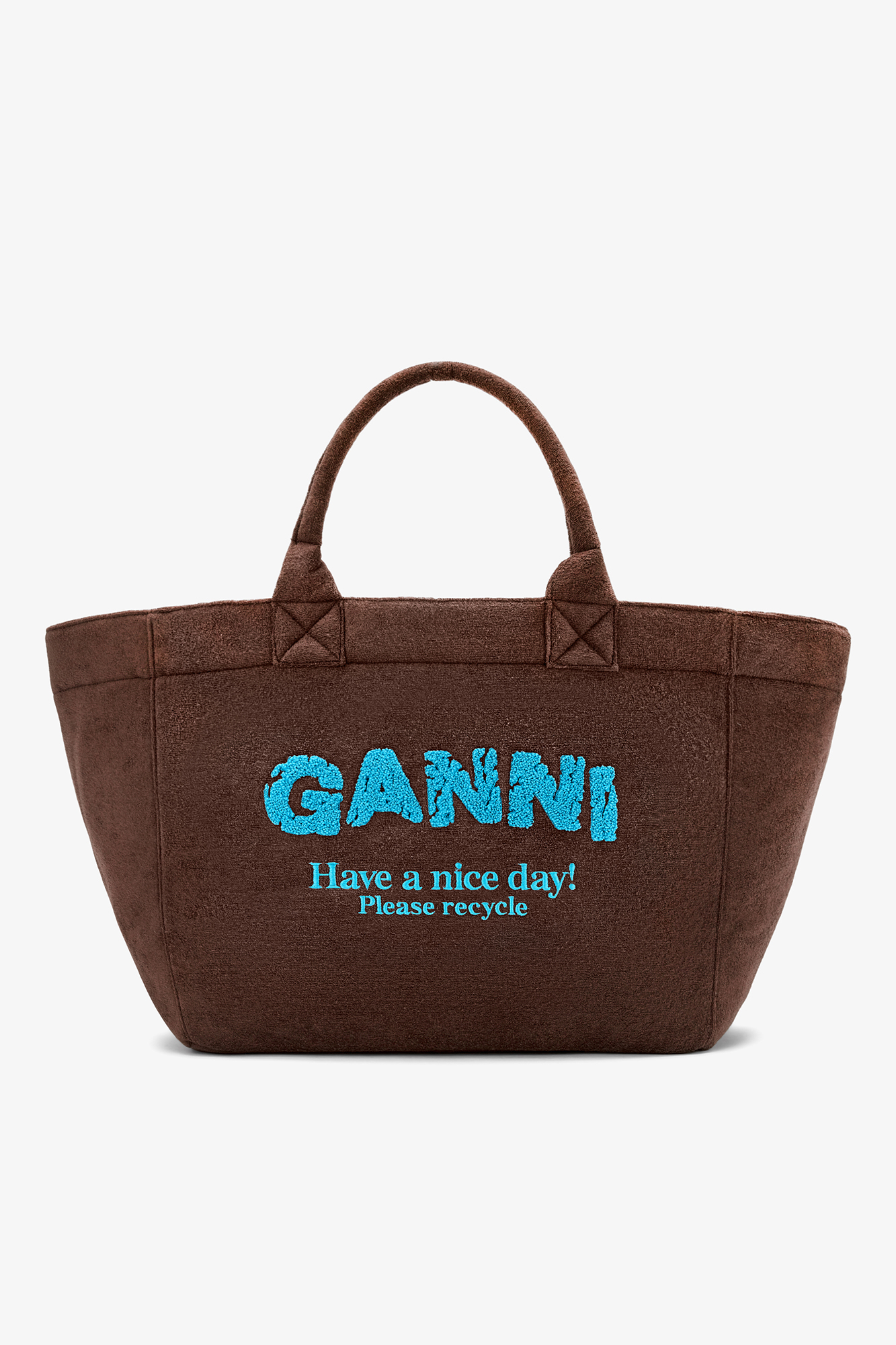 GWセール 最安FCRBBristol×NEWERA MINI TOTEBAG Chicory Coffee Reversible Tote XXL in Brown | GANNI US