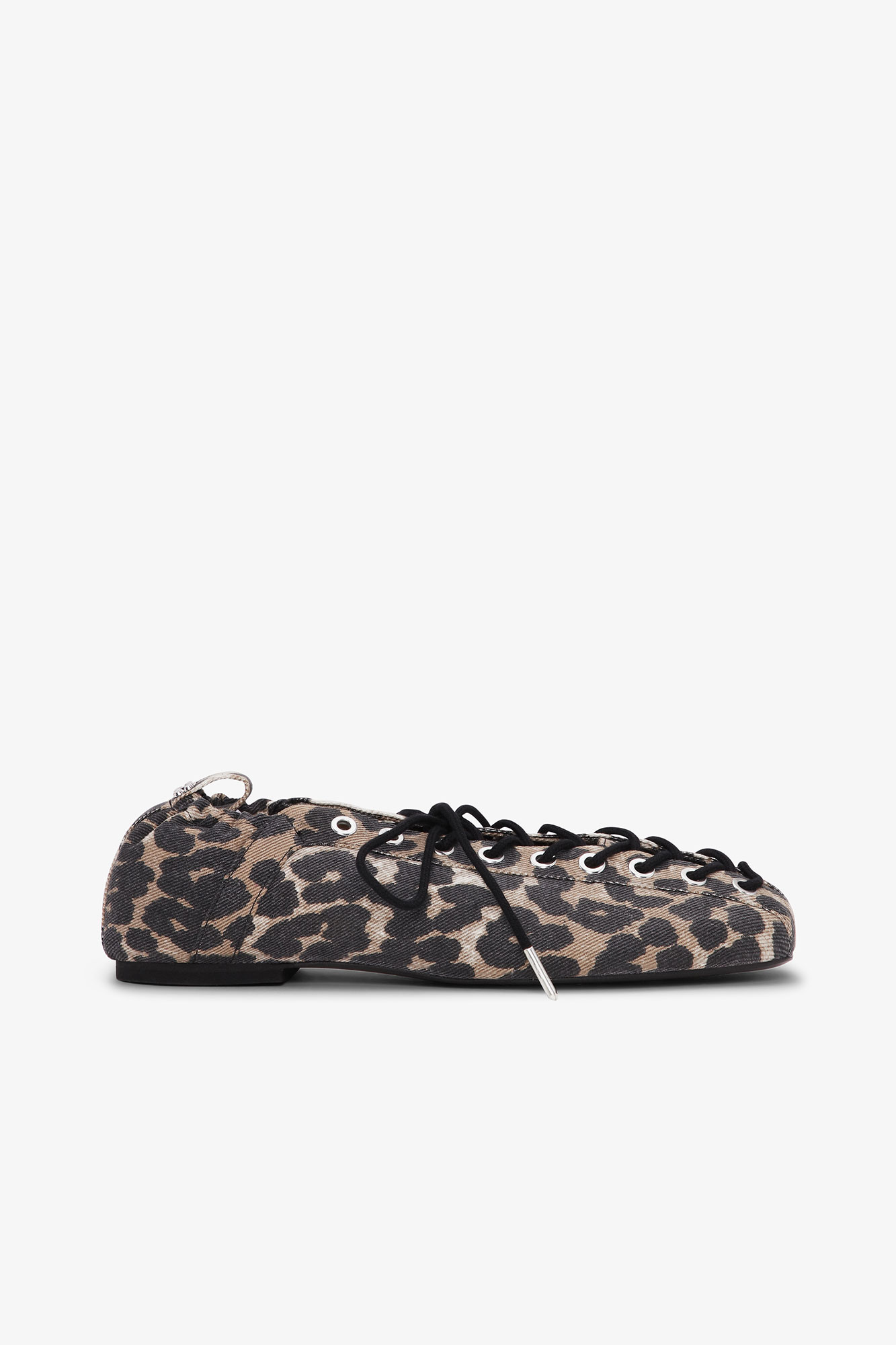 靴 Bibiy. LACE BALLERINAS leopard BIBIY. MADE | B. LEOPARD LACE