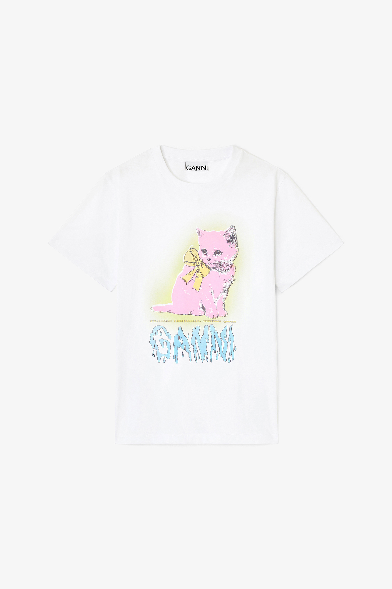 White Kitty T Shirt
