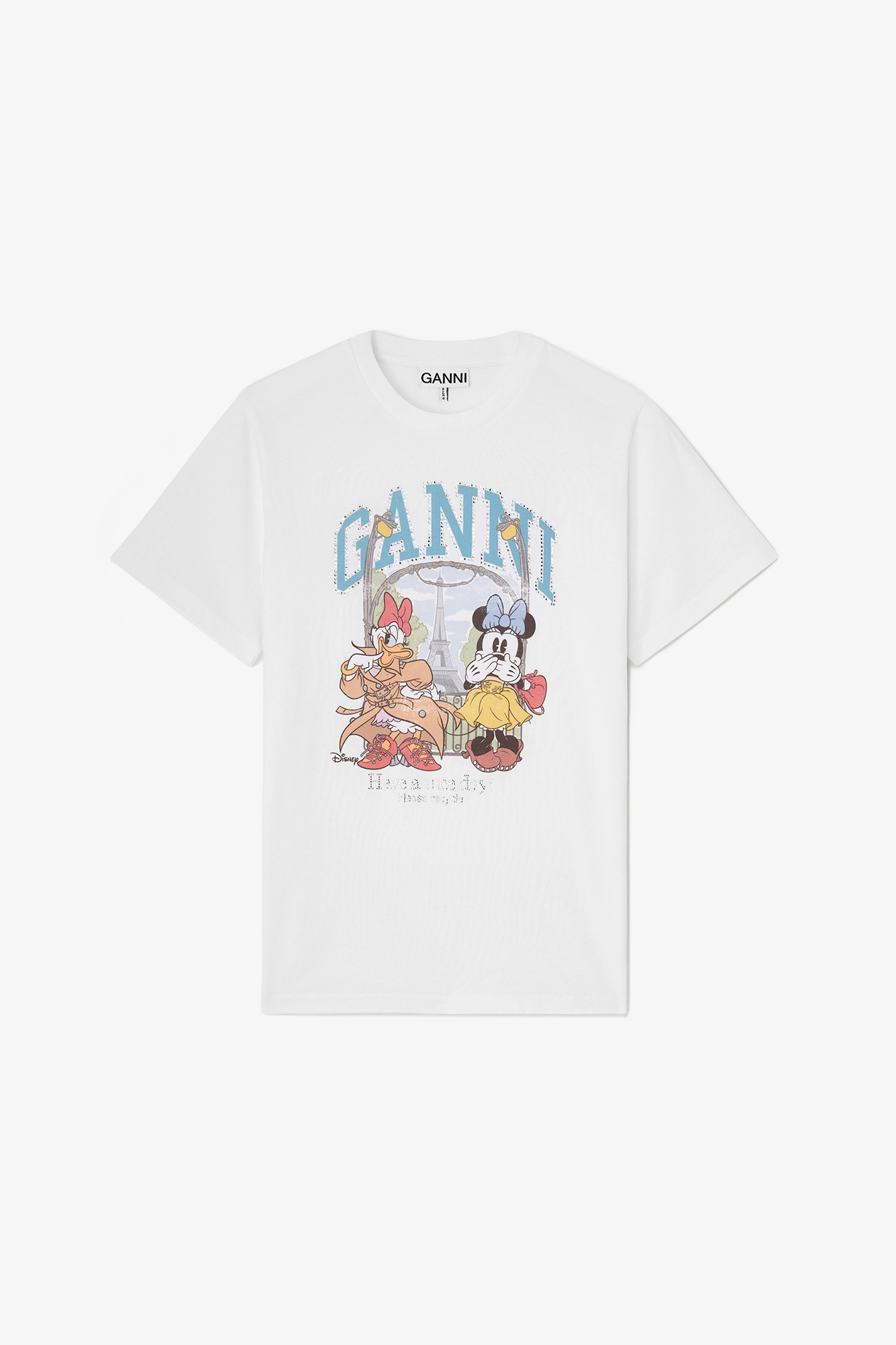 T-shirt with Minnie Mouse & Daisy Duck | GANNI US