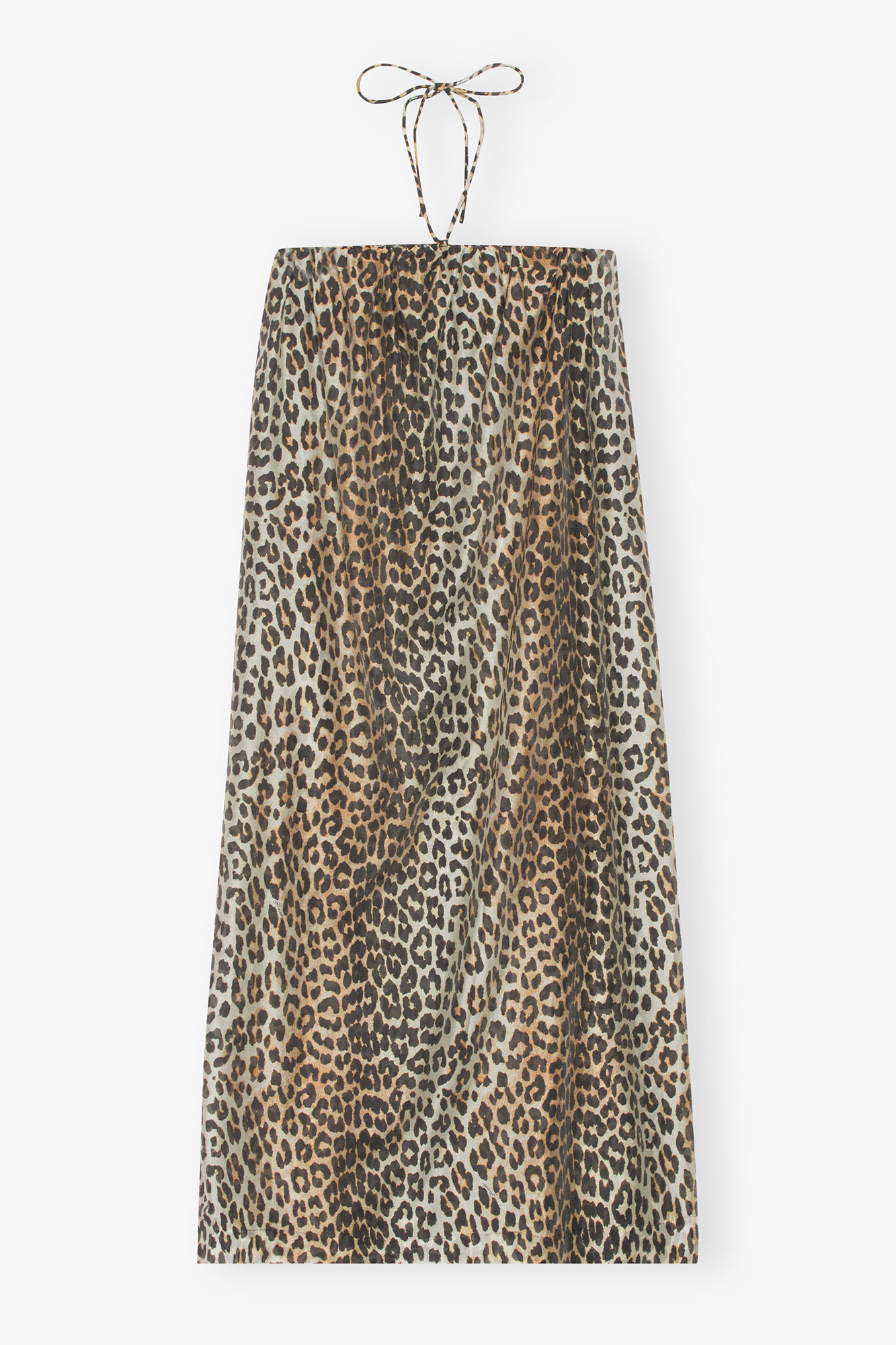 Sheer Voile Maxi Strap Dress