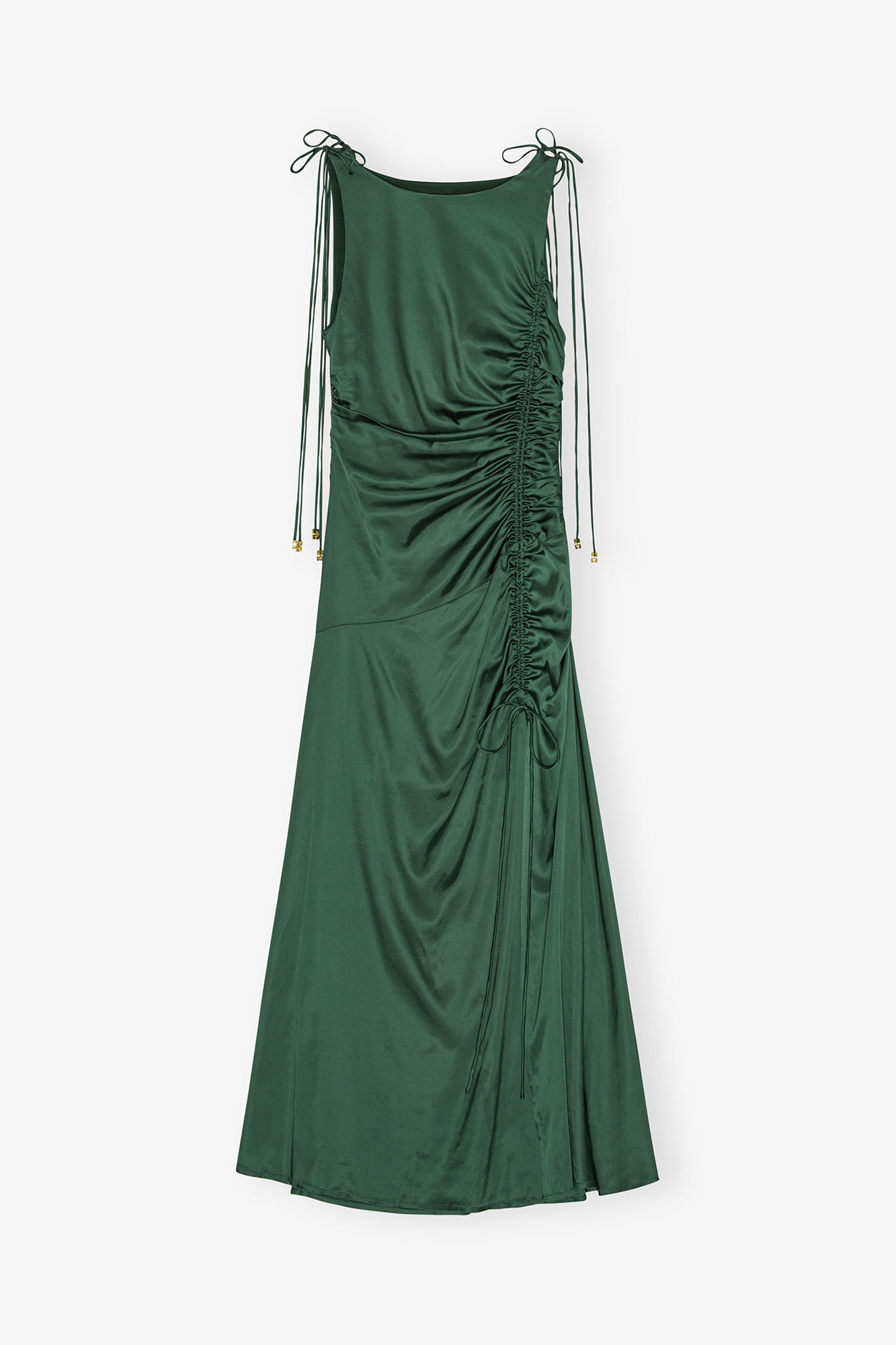 black halter slit dress MONOT Hooded Halter Slit Maxi Dress – SHOP CURVE