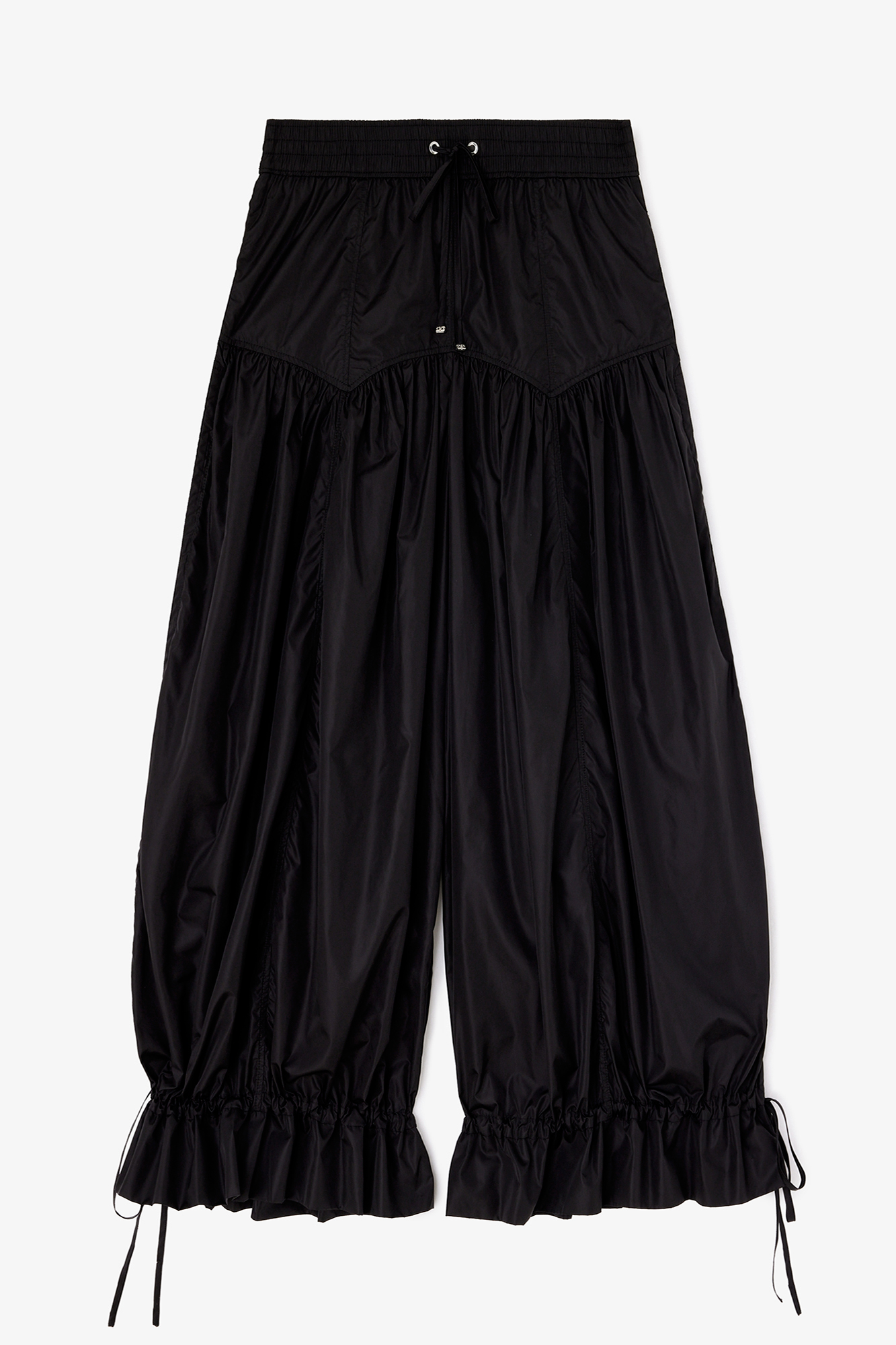Pants in Black Nylon | GANNI US