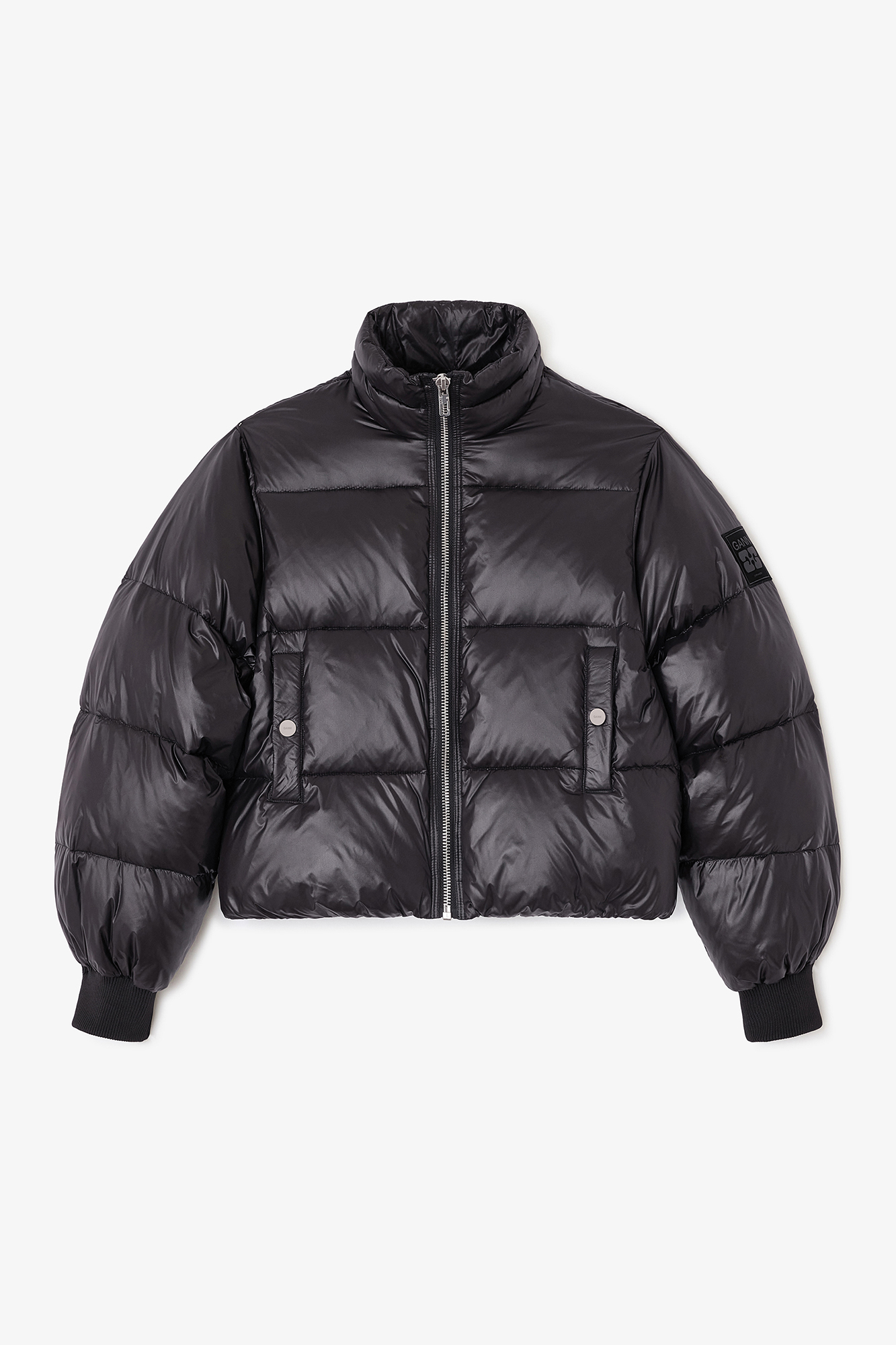 Black Short Puffer Jacket