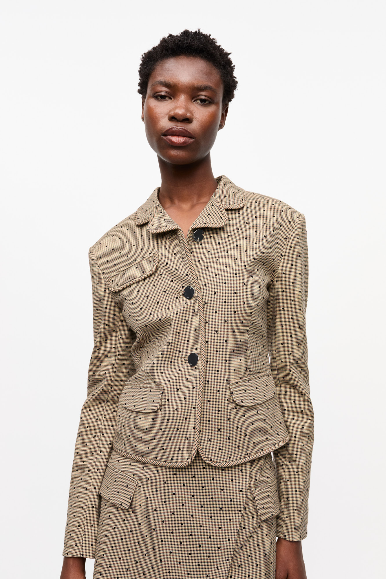 GANNI チェックジャケット ショート丈 楽天市場】GANNI ガニー ジャケット Check Suiting Cropped