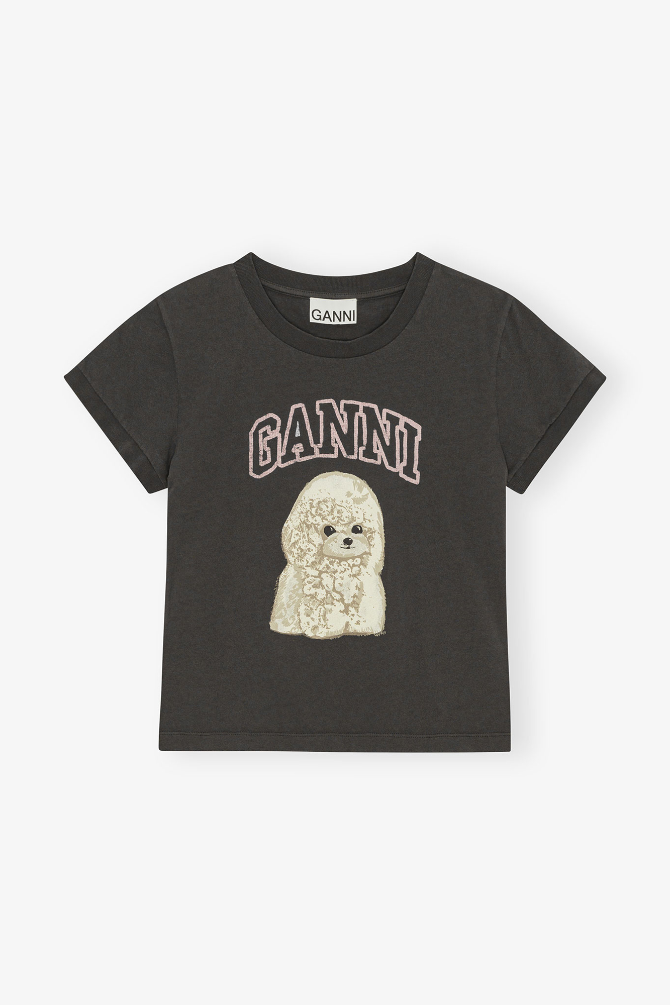 Black Poodle Baby Fit T Shirt