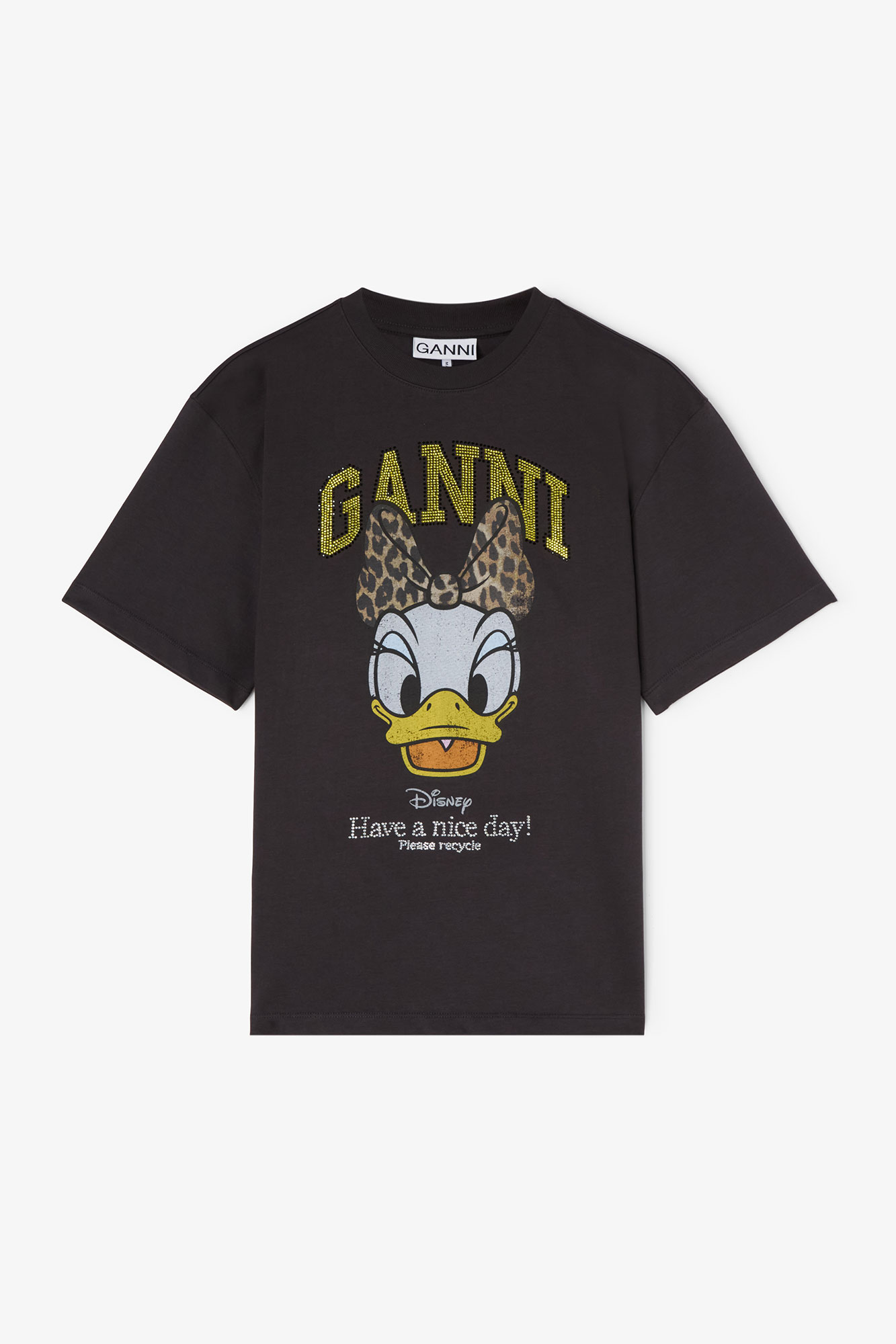Black GANNI x Disney Daisy Print T-shirt