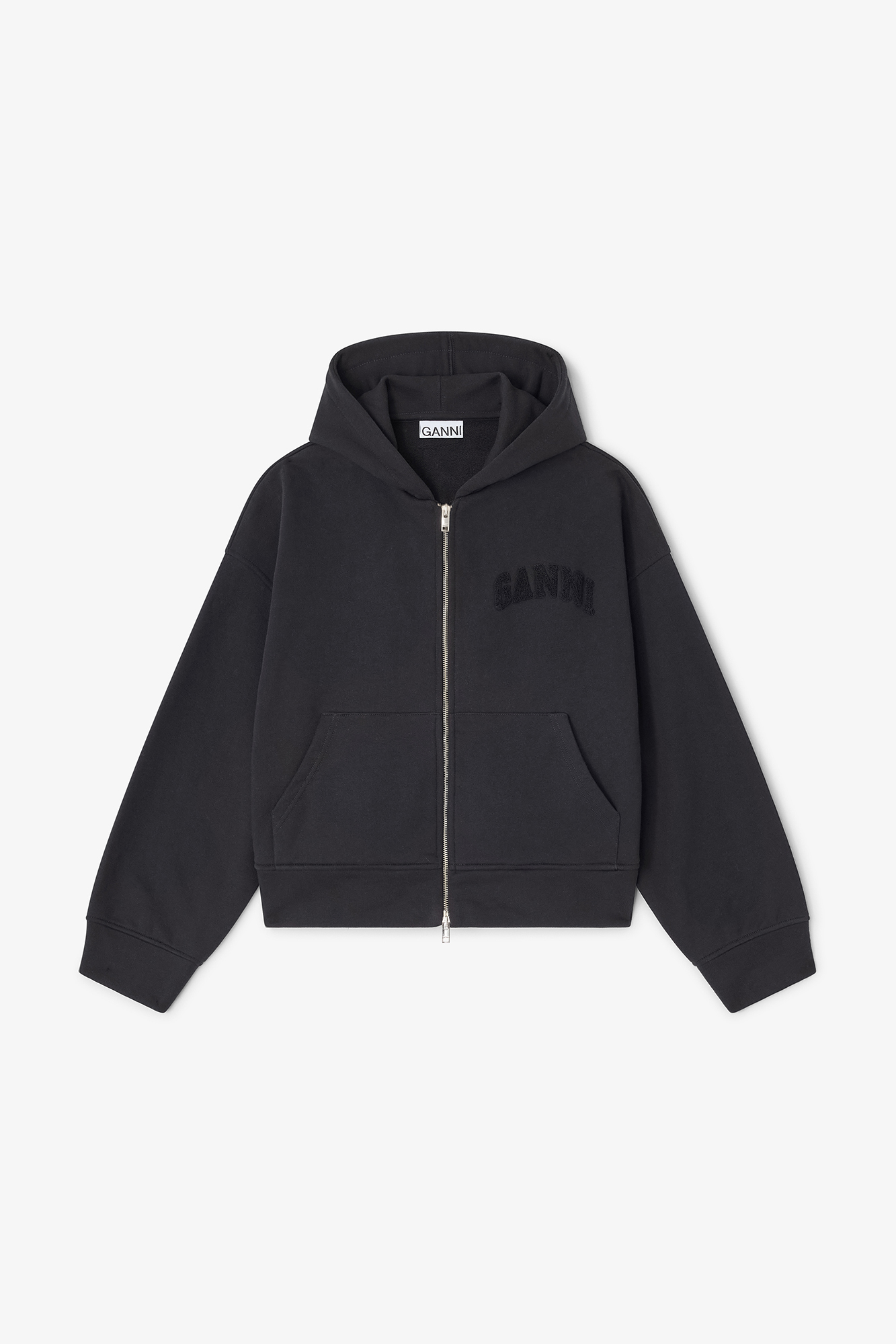 トップス GANNI Oversized Zip Hoodie T3232-099-1_500x.jpg?v=1667548491