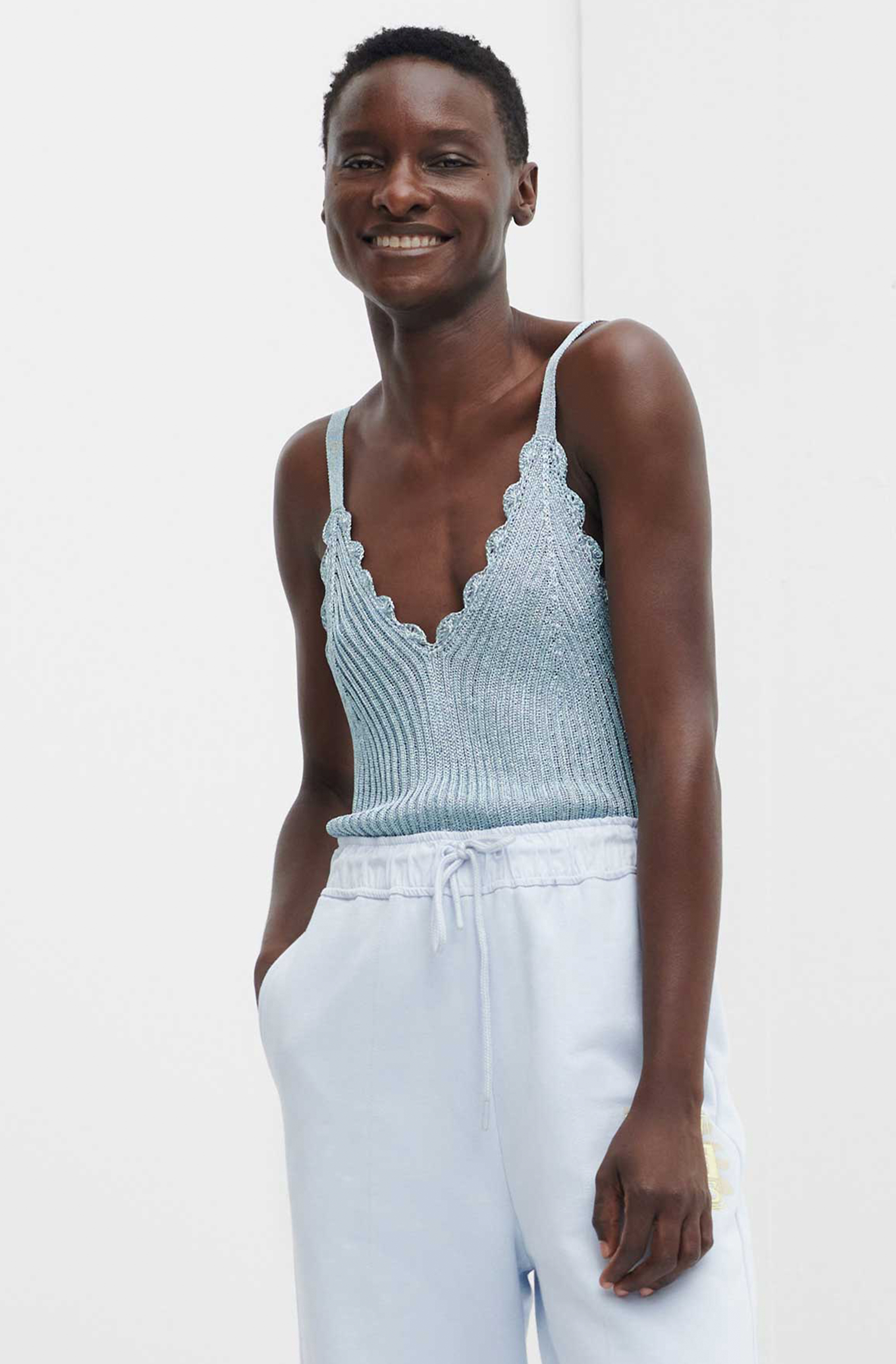Heather Sleeveless Knit Top | GANNI