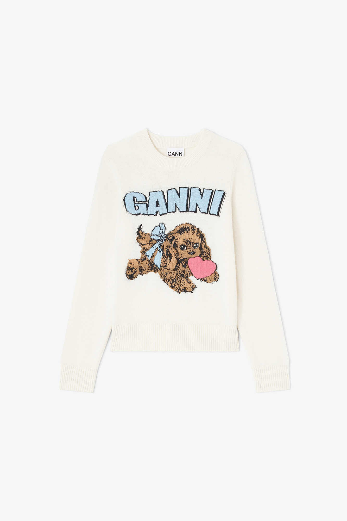 GANNI ノースリーブセーター 犬柄 K2562_2678_135_1.jpg
