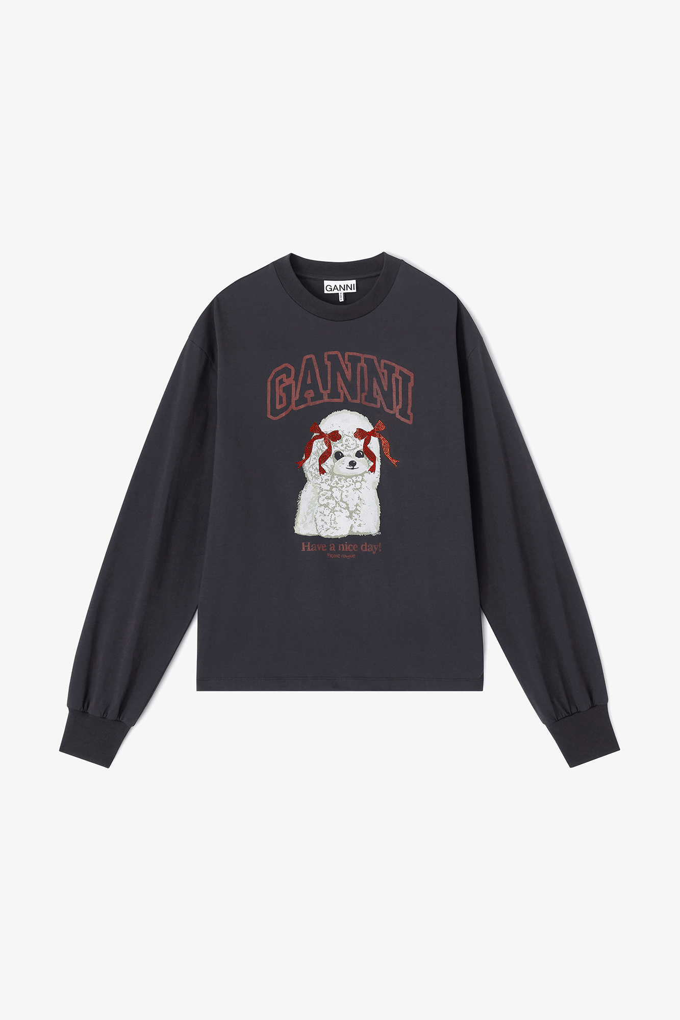 Grey Poodle Long-sleeve | GANNI FI